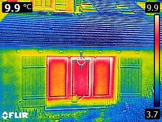 Toiture bien isolée : un résultat visible à la caméra thermique à Barbizon