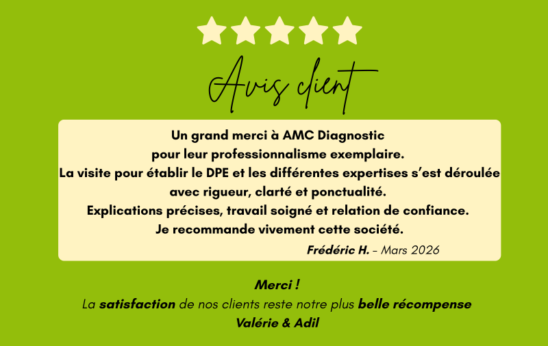 NOTRE DERNIER AVIS CLIENT GOOGLE